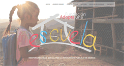 Desktop Screenshot of adoptaunaescuela.org